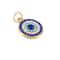 12 Packs: 4 ct. (48 total) Blue & Gold Evil Eye Charms by Bead Landing™